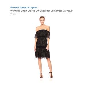 Nanette Lepore Off Shoulder Dress NWOT